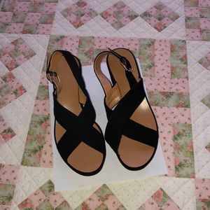 J.Crew Factory Darcy Suede Wedges